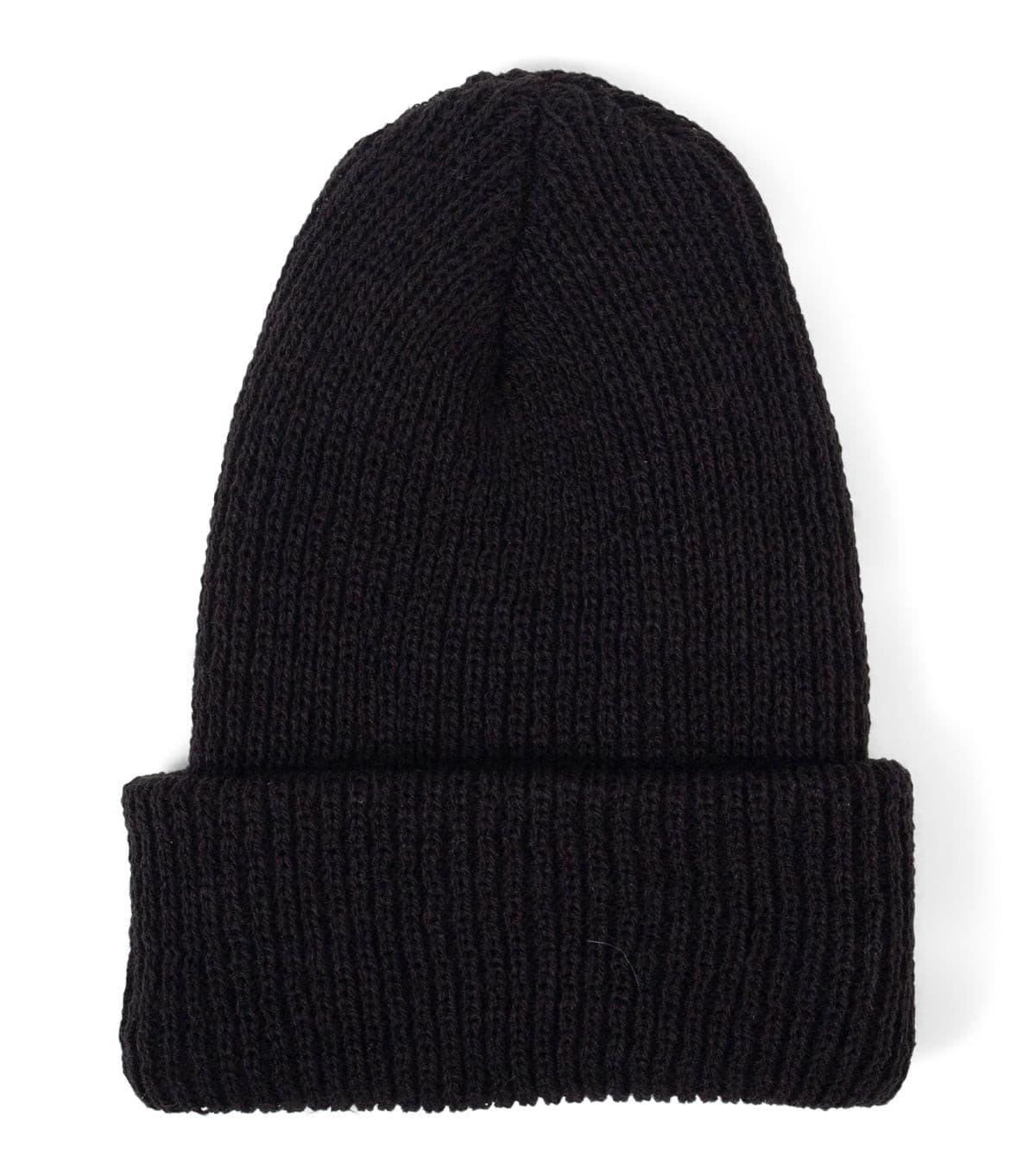 SOMEWHERE Script Logo Beanie Black | SOMEWHERE