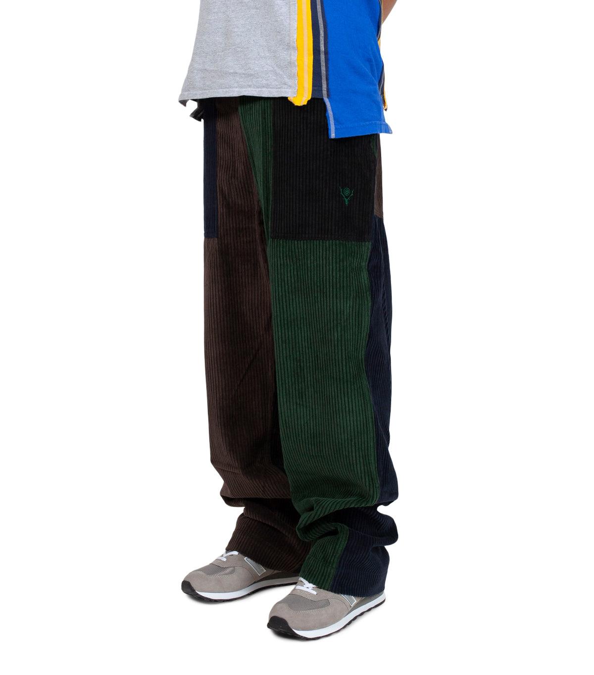 South2 West8 5W Corduroy Fatigue Pant Green Brown | SOMEWHERE