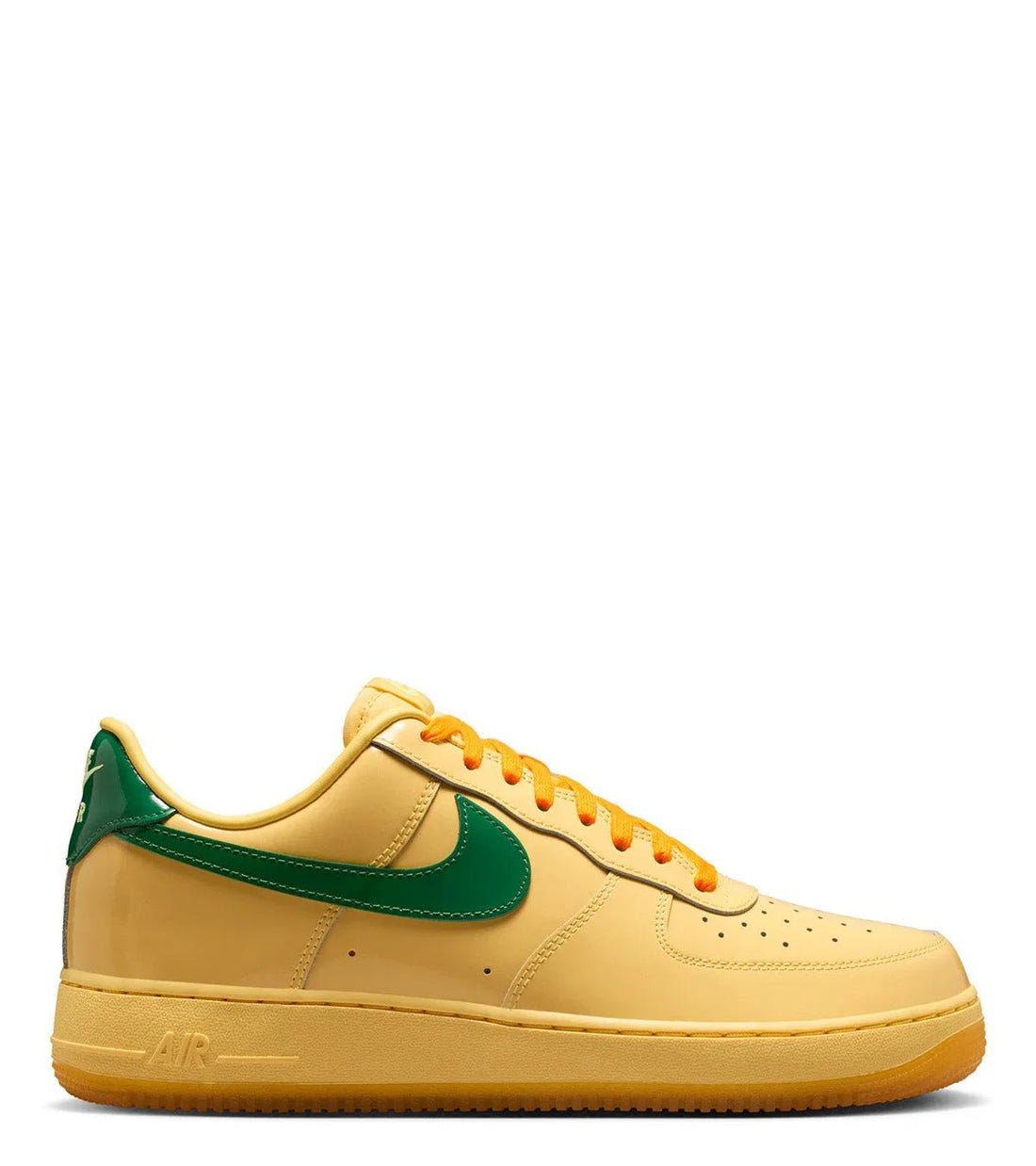 04.09.26 Nike Air Force 1 Low Patent Leather Gold - SOMEWHERE