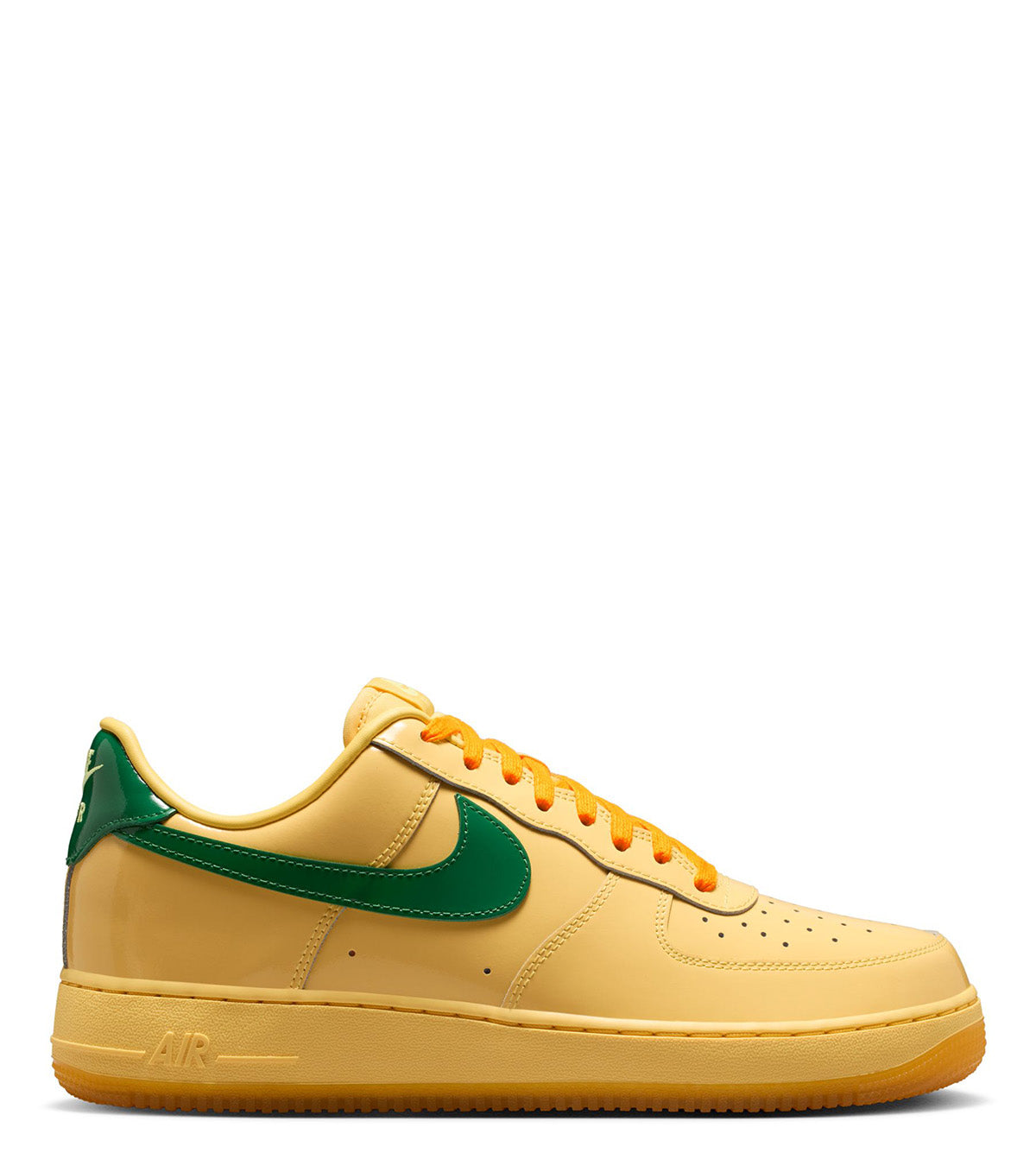 04.09.26 Nike Air Force 1 Low Patent Leather Gold