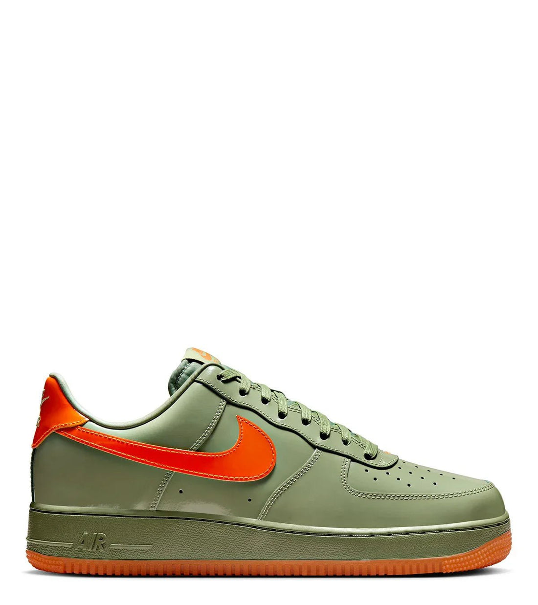 09.01.24 Nike Air Force 1 '07 Premium Green Orange - SOMEWHERE