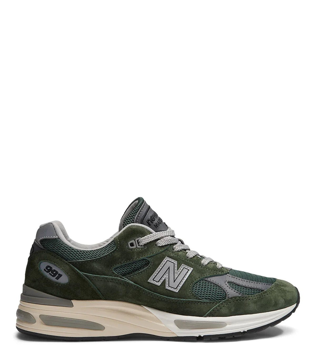 09.05.24 New Balance Made In UK 991v2 Green - SOMEWHERE