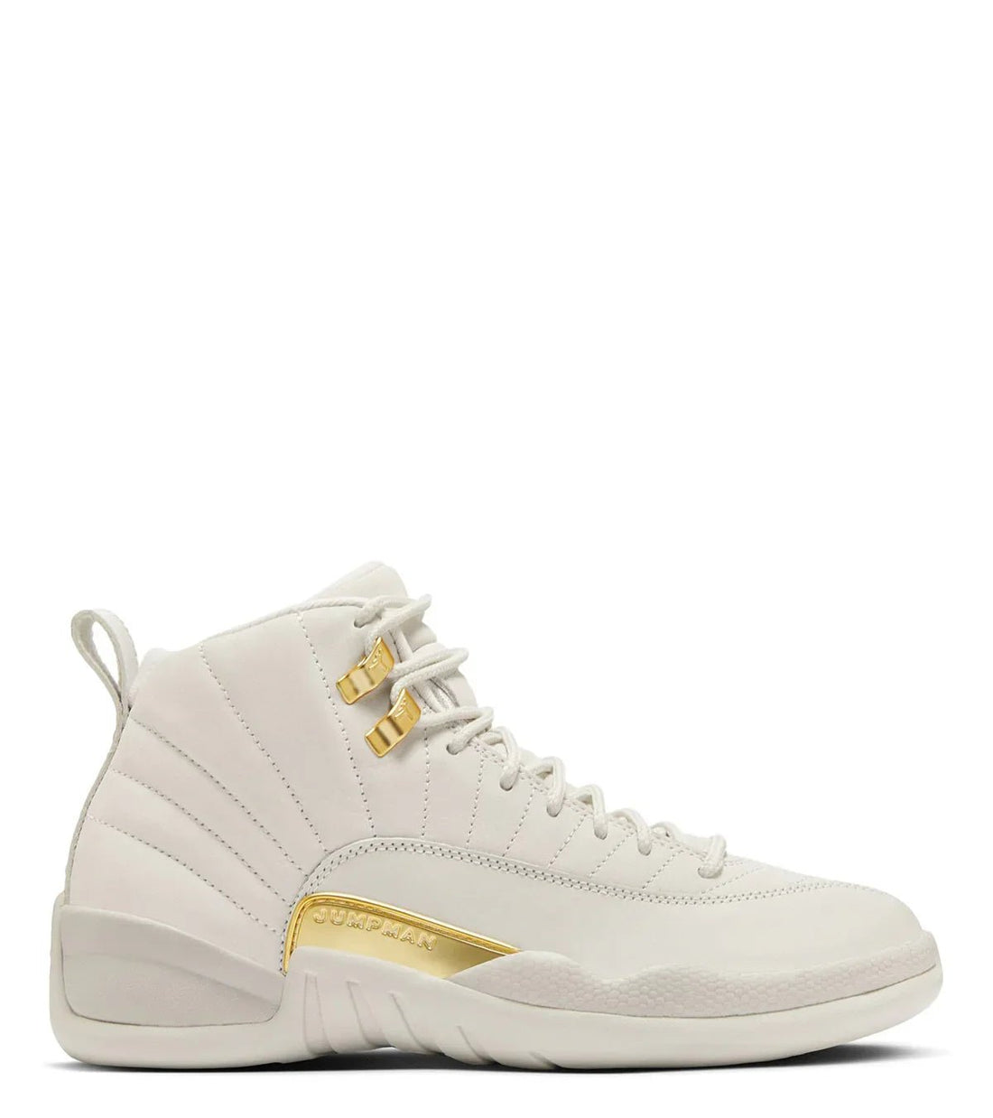 12.02.24 Women's Air Jordan 12 Retro Phantom Metallic Gold - SOMEWHERE