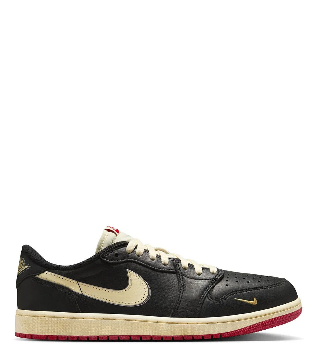 08.16.25 Jordan x Nigel Sylvester Air Jordan 1 Retro Low Black Red - SOMEWHERE