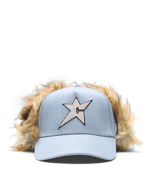 Carpet Company C-Star Fur Hat Light Denim