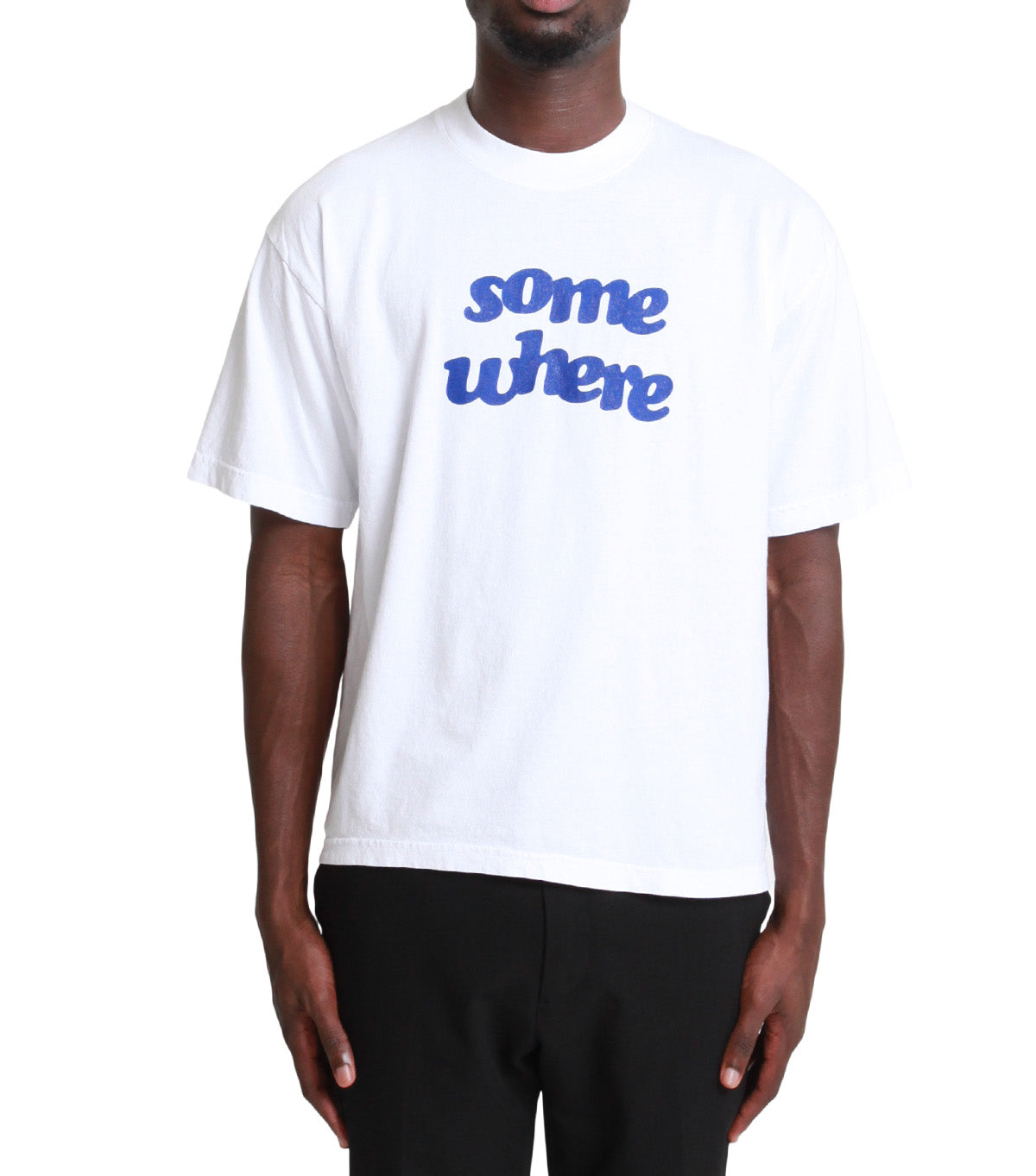 SOMEWHERE Offset T-Shirt White