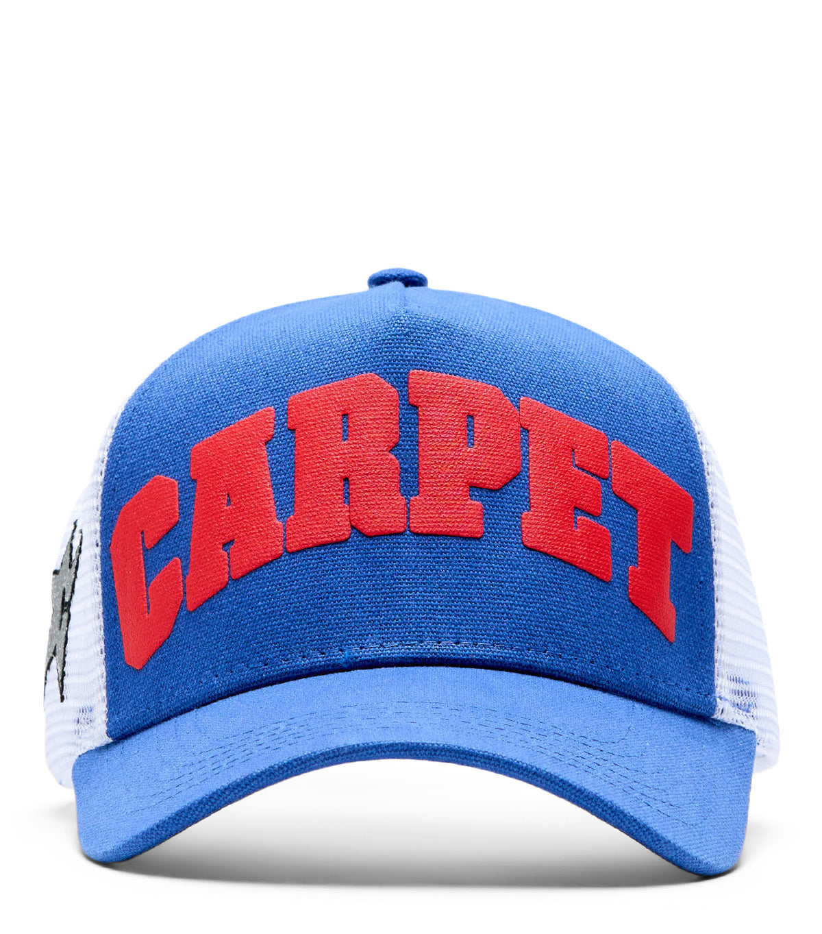 Carpet Company Varsity Trucker Hat Blue