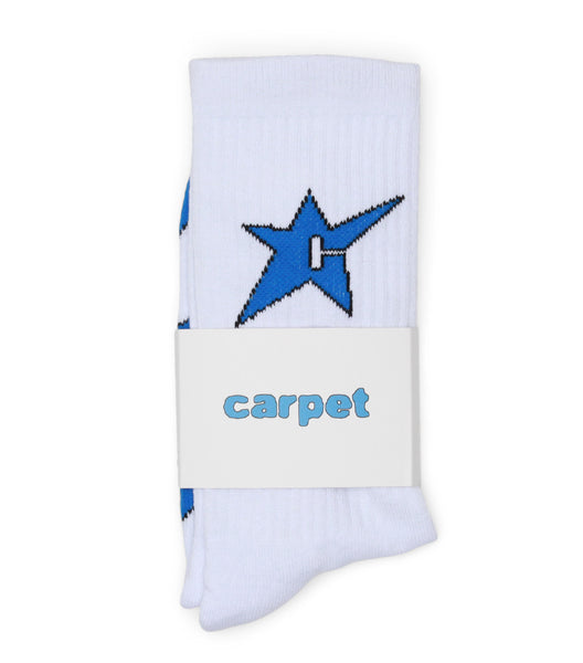 Carpet Company C-Star Socks White