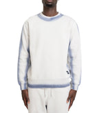 The Trilogy Tapes Overdyed Crew Grey Blue