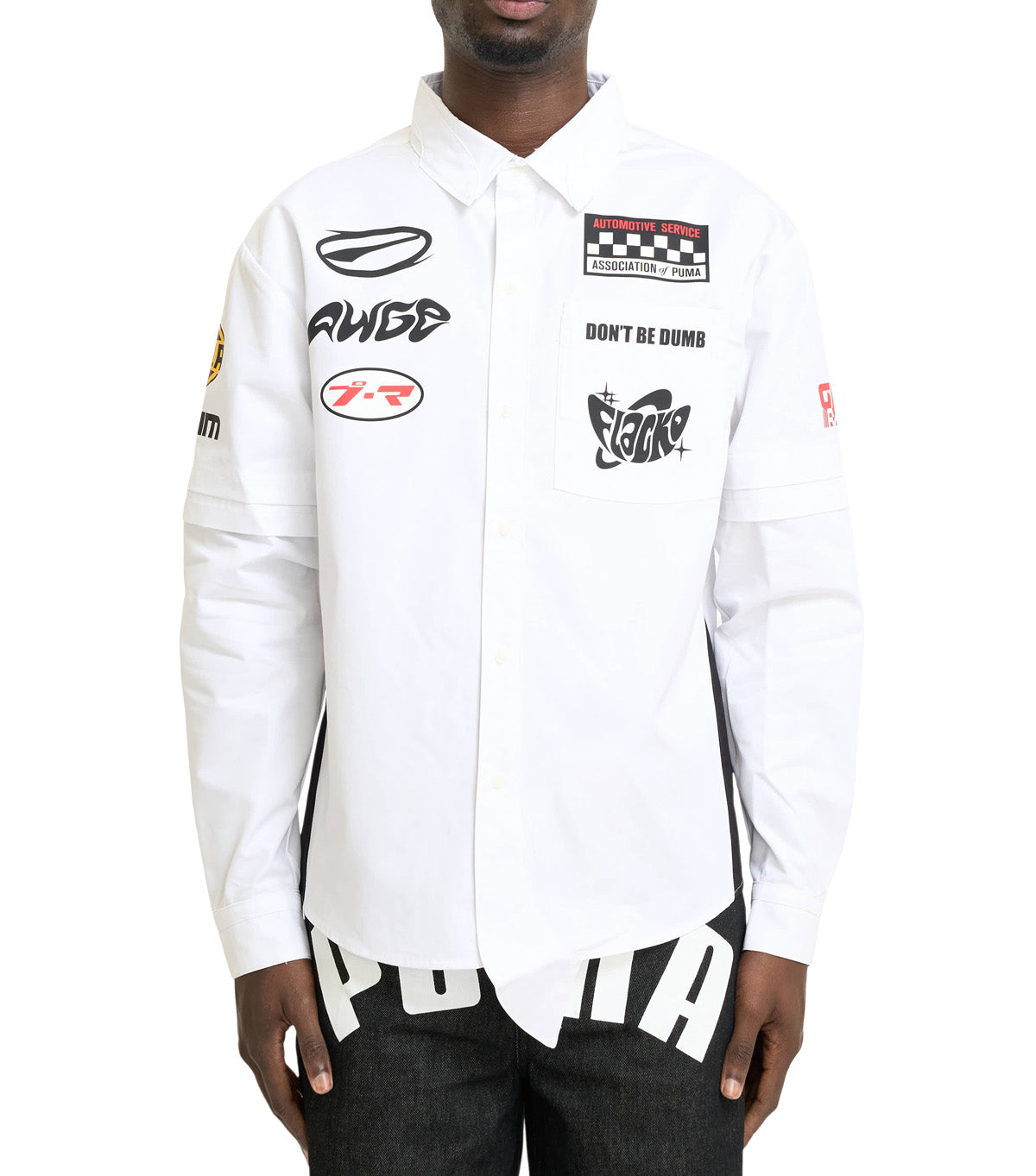 Puma x A$AP Rocky Layered Shirt White