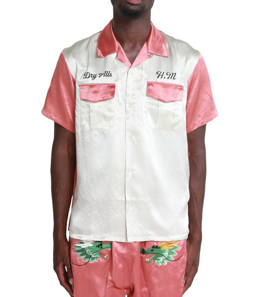 Human Made Yokosuka Short Sleeve Shirt Pink