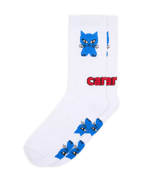 Carpet Company Cat Sock White