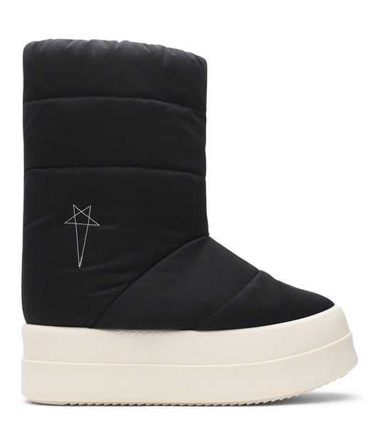 Rick Owens DRKSHDW Stivali Imbottiti Mega Bumper Lunar Black