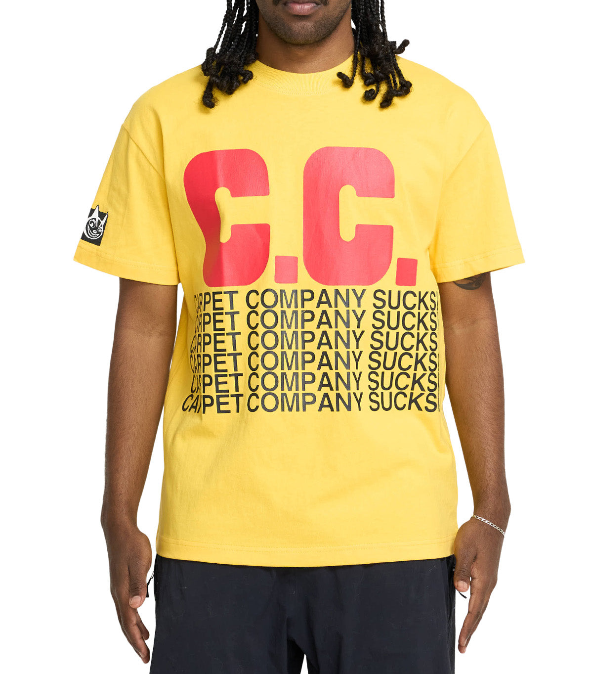 Carpet Company C.C. Sucks T-Shirt Yellow