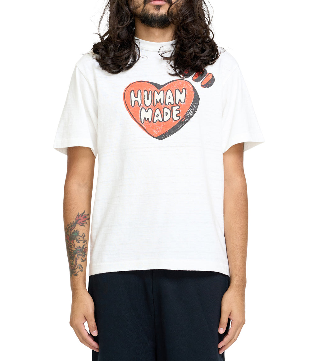 Human Made Graphic T-Shirt Crayon White