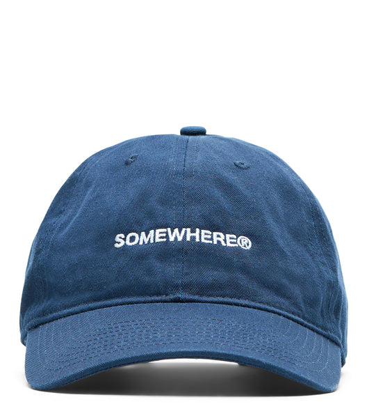SOMEWHERE Logo Hat Navy