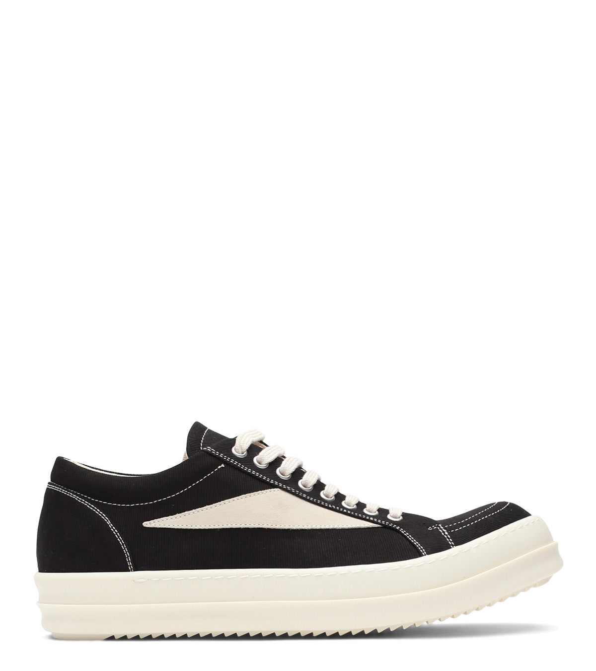 Rick Owens DRKSHDW Scarpe In Denim Vintage Sneaks Black