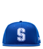 SOMEWHERE x New Era S Star Fitted Blue