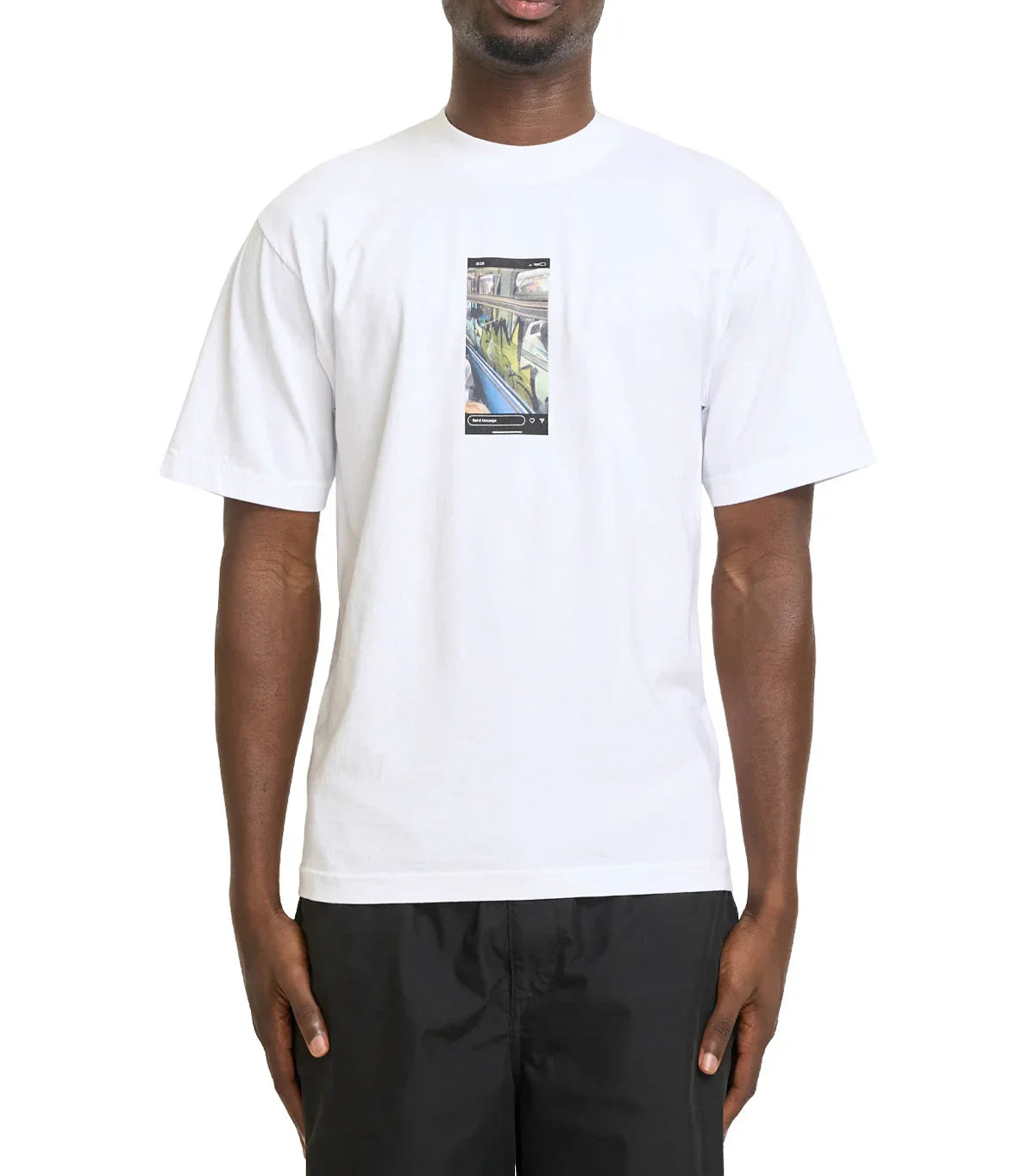 IRAK Train Tag T-Shirt White