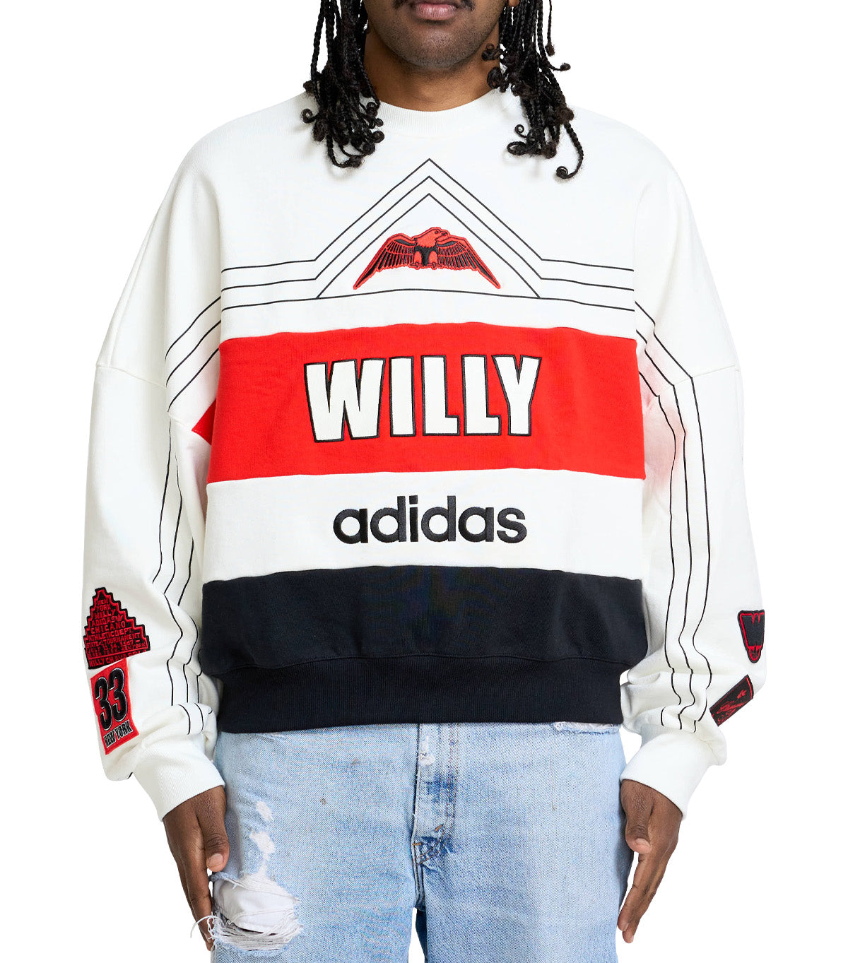 Adidas x Willy Chavarria Crewneck White