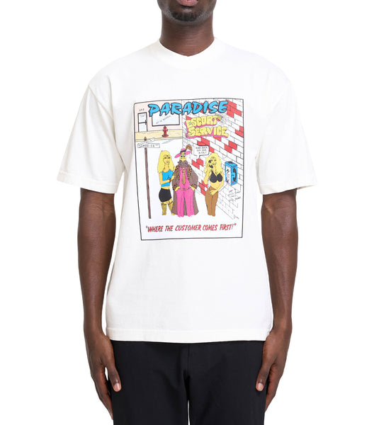 Paradise Escort Service T-Shirt White