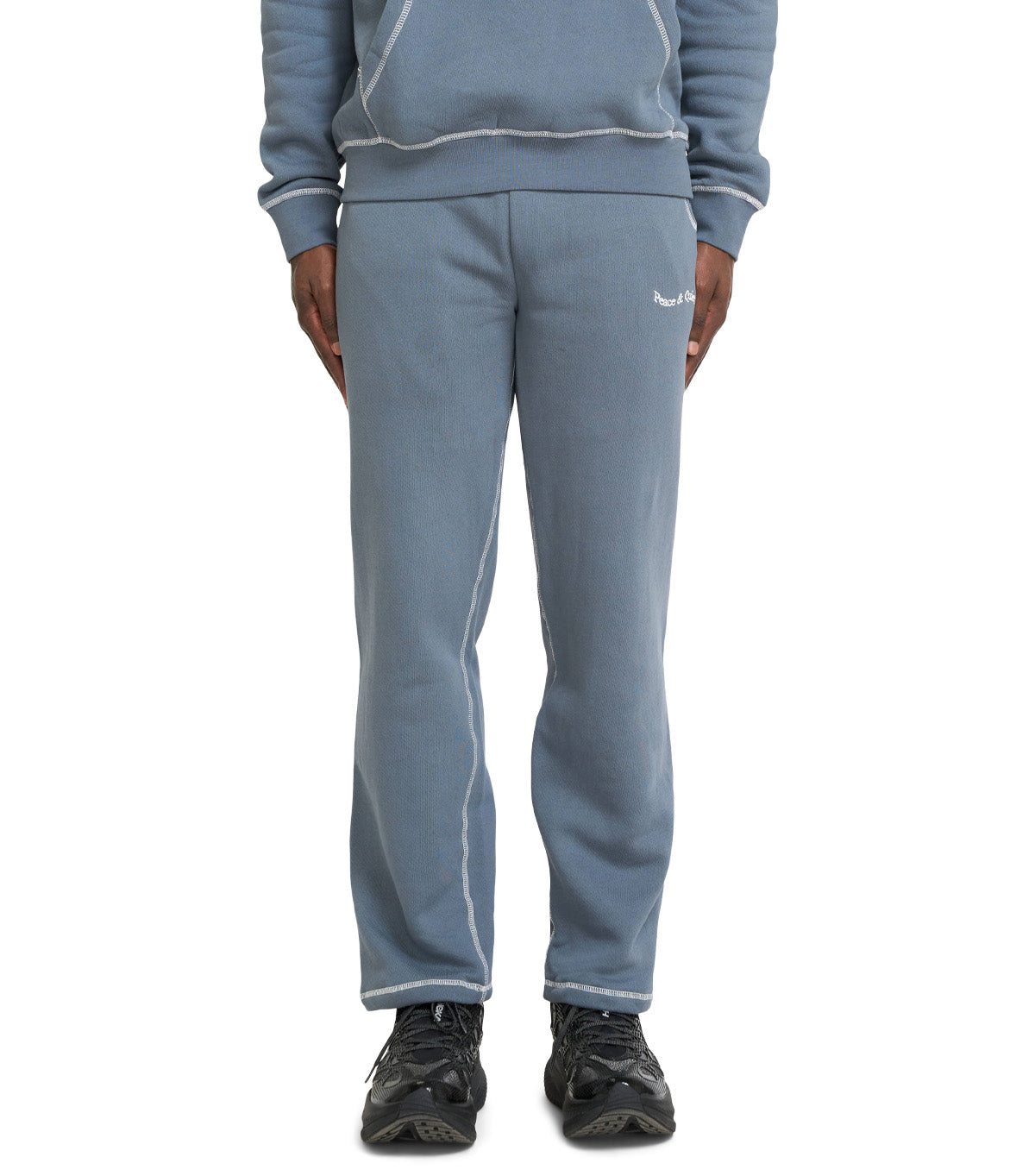 Museum of Peace & Quiet Wordmark Reverse Stitched Sweatpants Slate