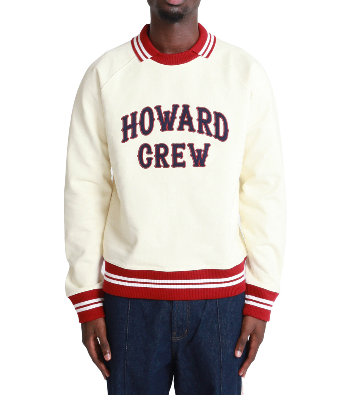 Wales Bonner Howard Crew Jumper Ivory