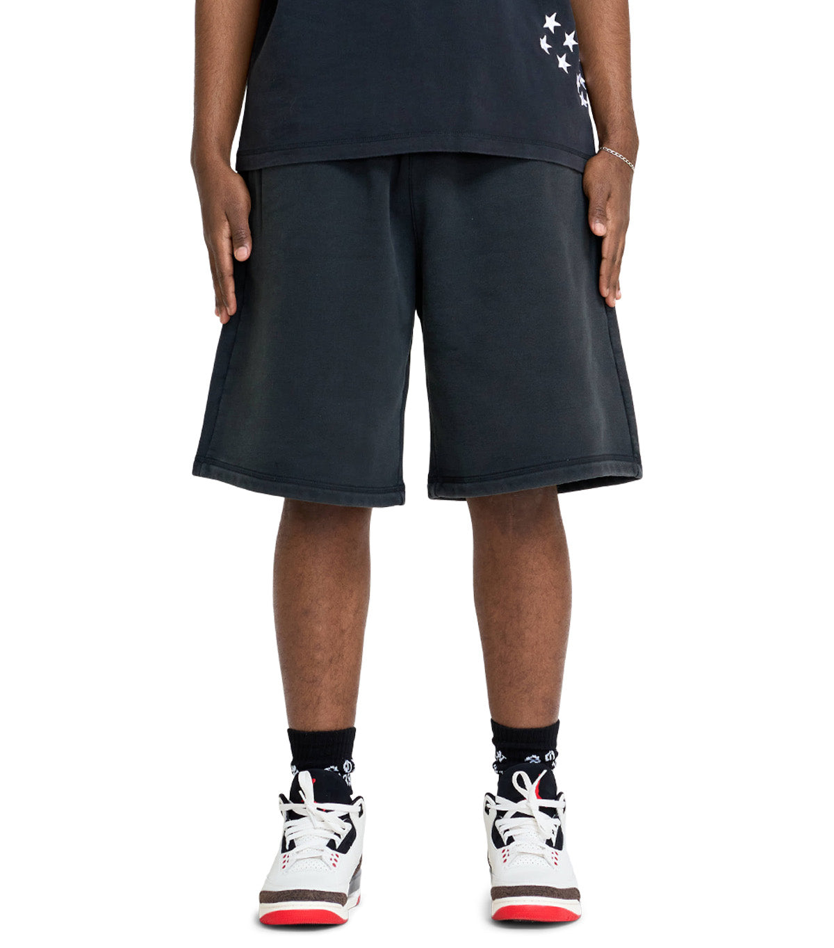 Jordan x IH Oversized Fleece Shorts Black