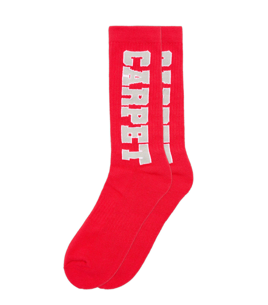 Carpet Company Varsity Socks Red