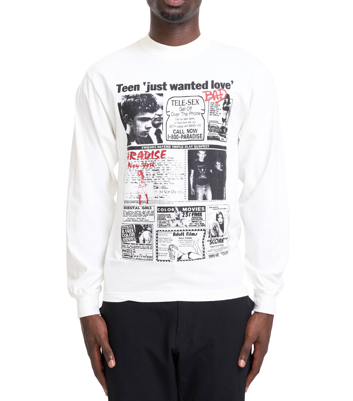 Paradise Teen Just Wanted Love T-Shirt White