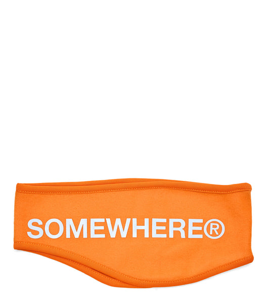 SOMEWHERE Fleece Ear Warmer Orange