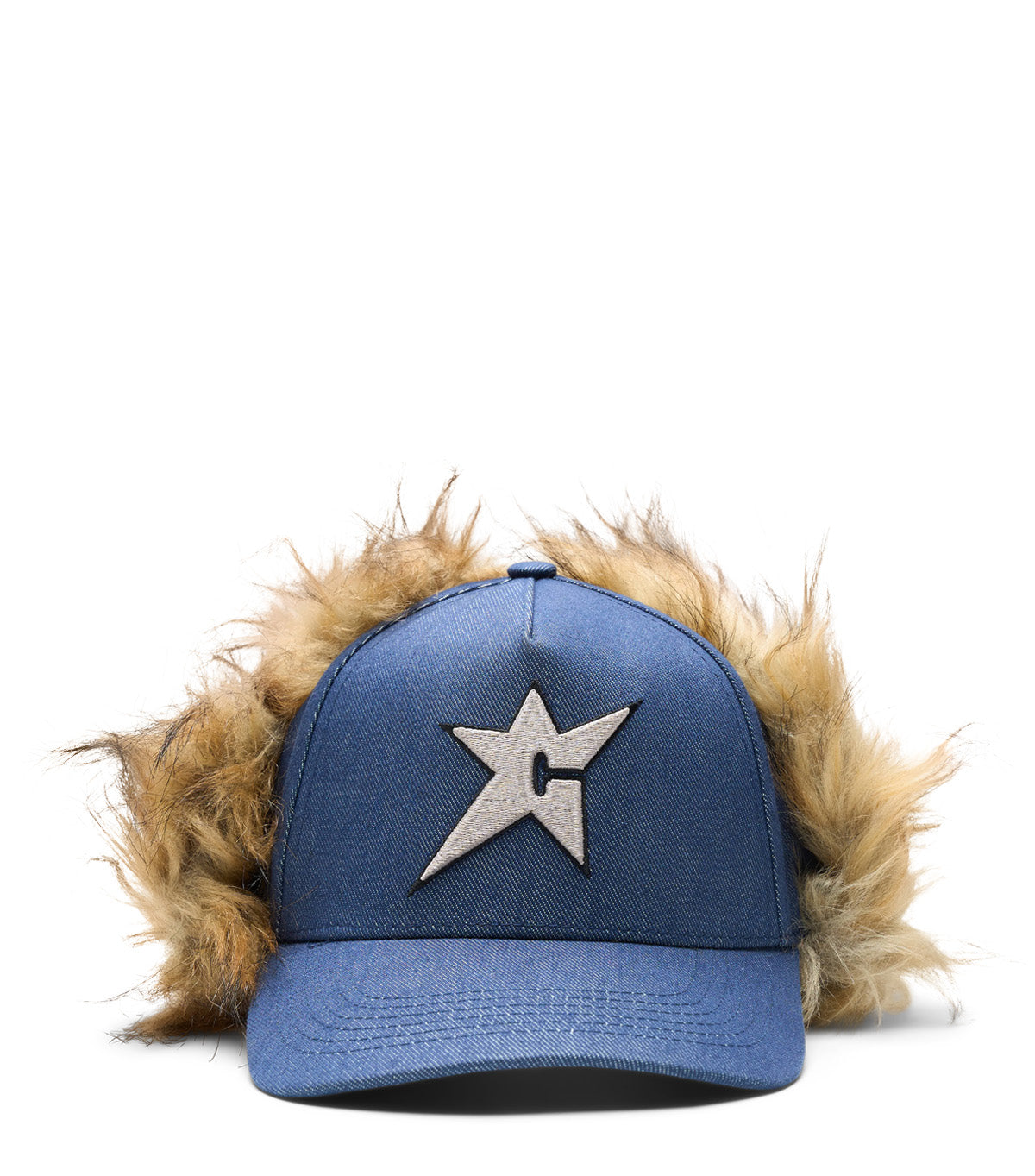 Carpet Company C-Star Fur Hat Dark Denim