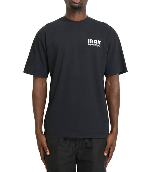 IRAK Bean T-Shirt Black
