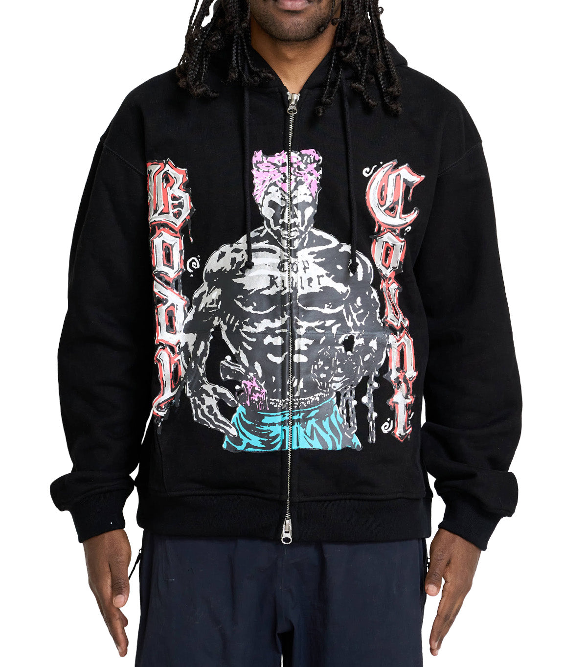 Carpet Company Body Count Zip Hoodie Black