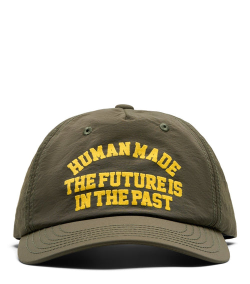 Human Made 5 Panel Nylon Cap Olive - SOMEWHERE