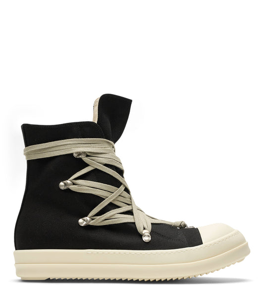 Rick Owens DRKSHDW Megalace Sneaks Black Milk