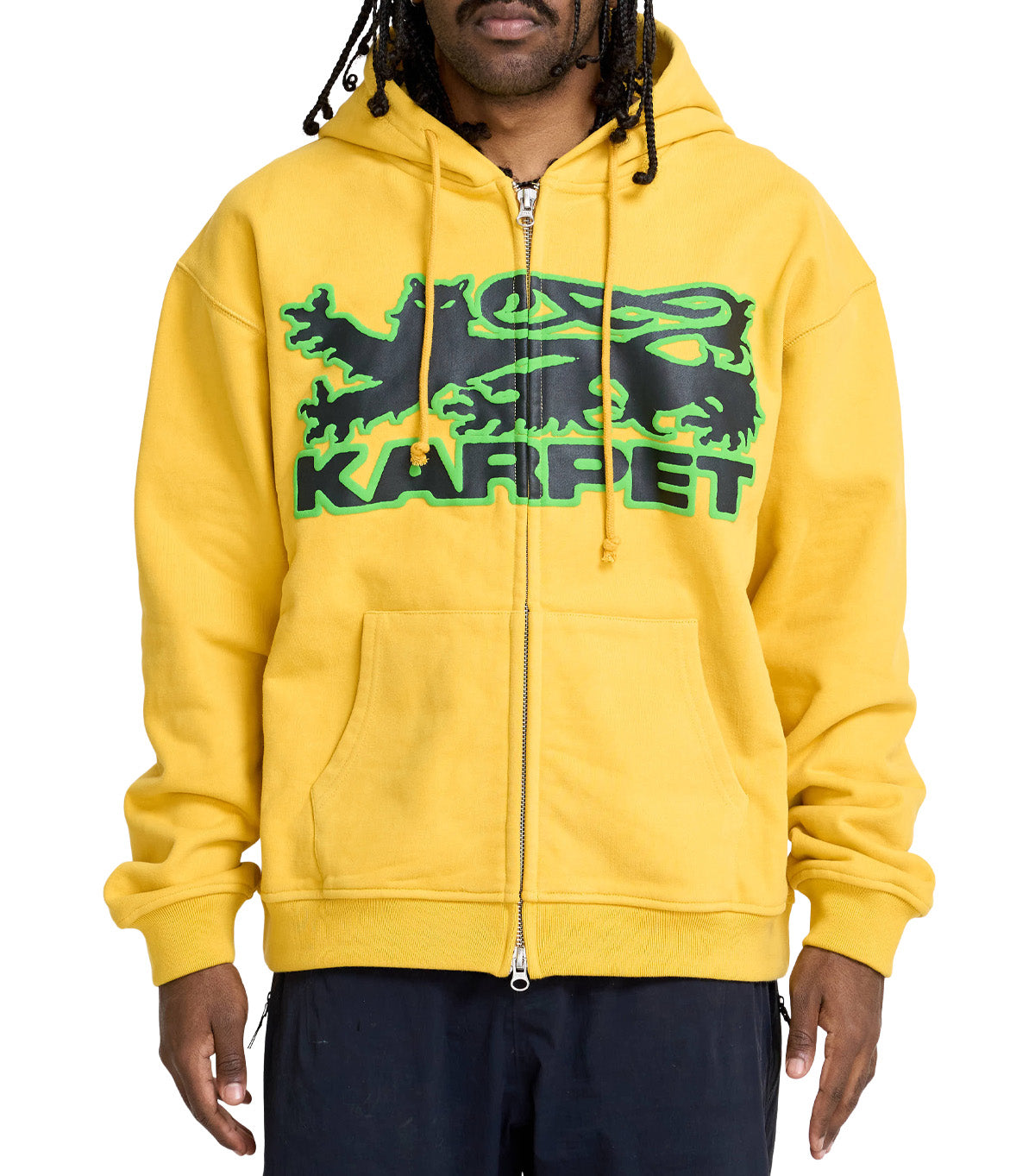 Carpet Company Lion Hoodie Yellow