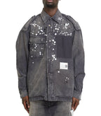 Mihara Yasuhiro Embellished Military Shirts Black