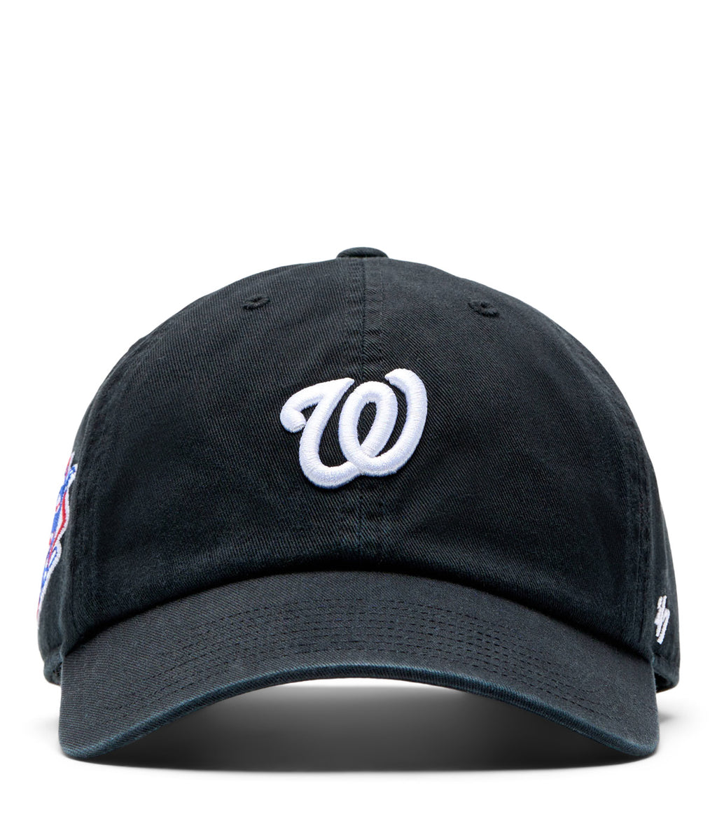 SOMEWHERE x '47 Brand x Washington Nationals Hat Black