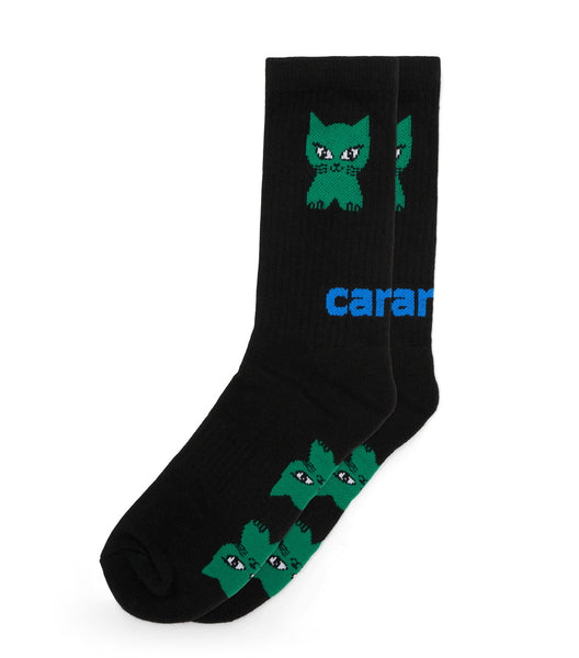 Carpet Company Cat Sock Black