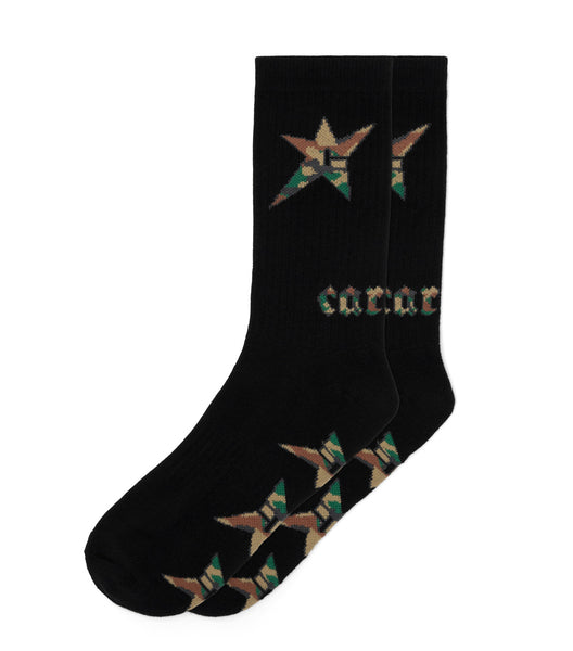 Carpet Company C-Star Sock Camo Black