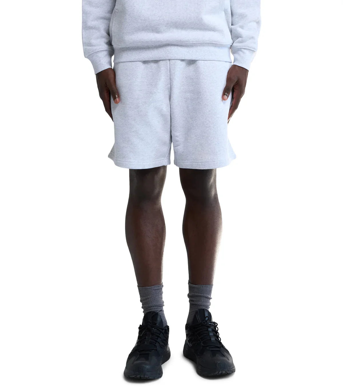 Dime Cursive Small Logo Sweatshorts Ash