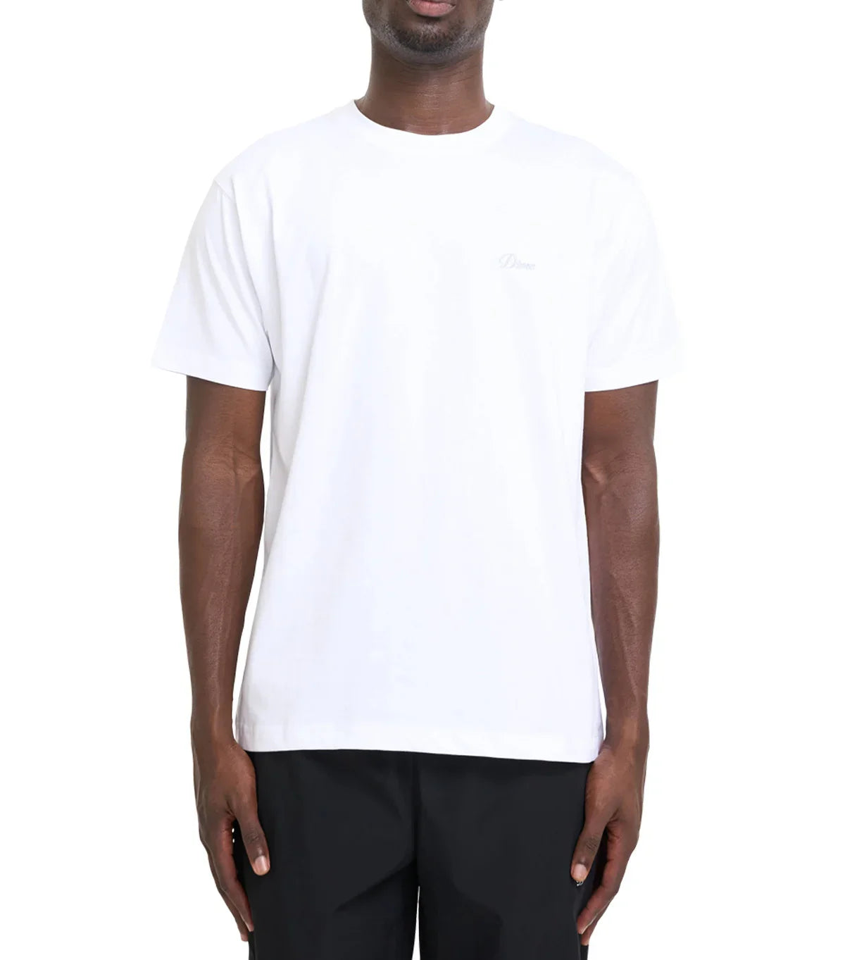 Dime Cursive Small Logo T-Shirt White