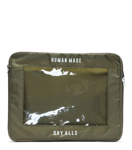 Human Made Travel Case Large Olive Drab