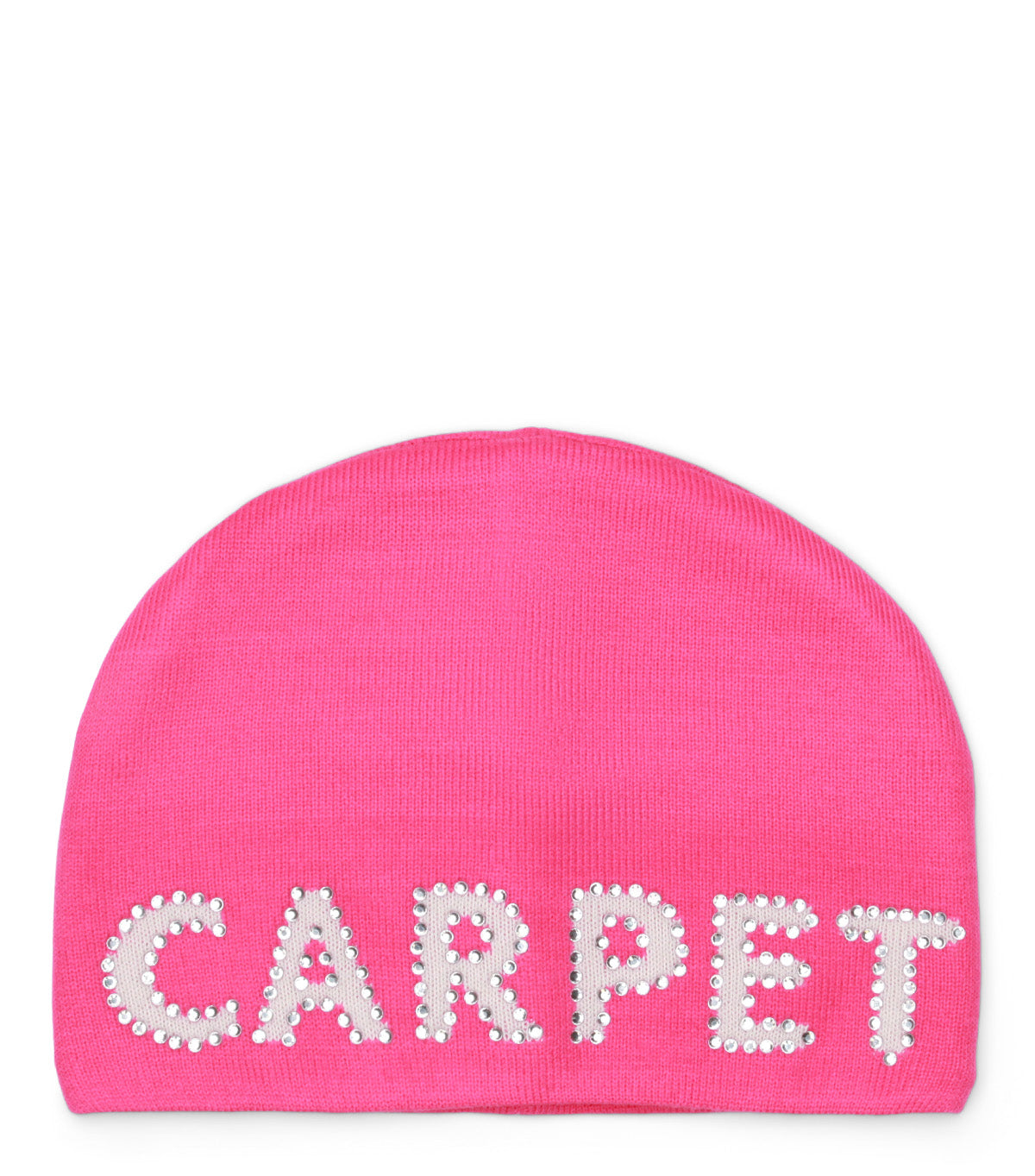 Carpet Company Rhinestone Beanie Pink