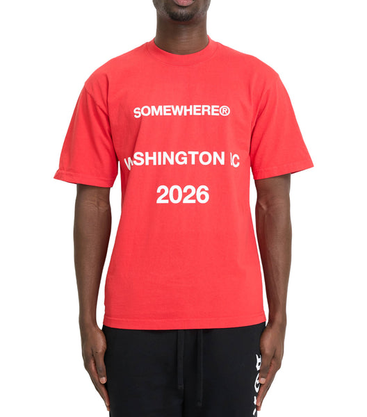 SOMEWHERE 2026 T-Shirt Red