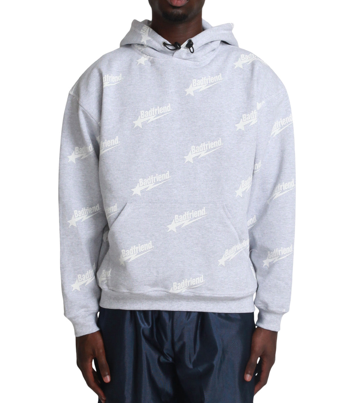 Badfriend Star Hoodie Grey