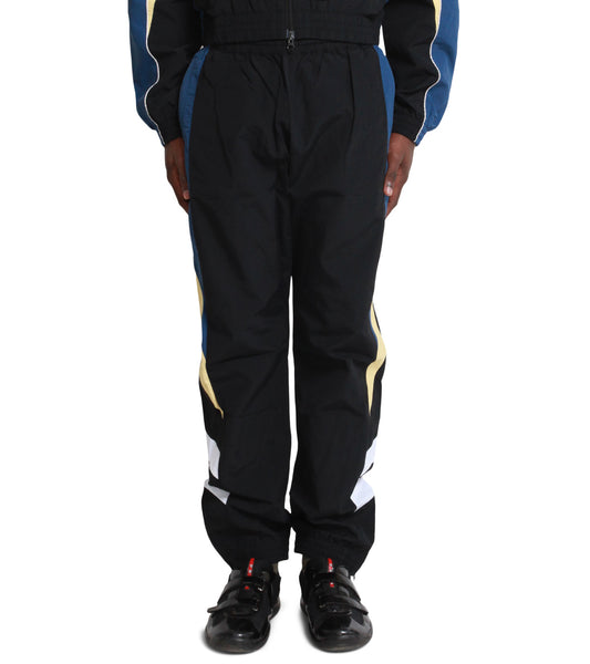 Martine Rose Panelled Trackpant Black Yellow