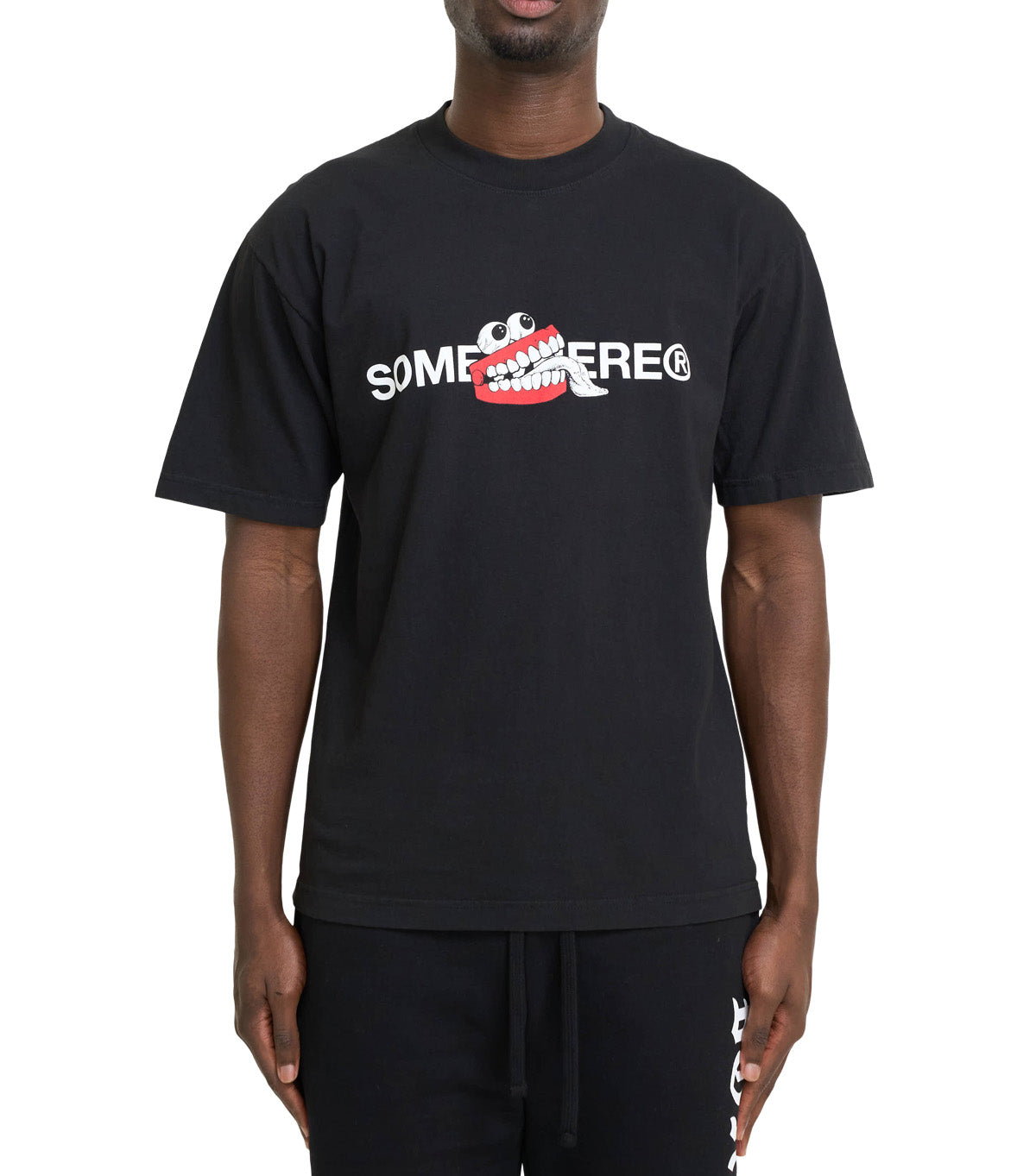 SOMEWHERE x Joint Custody T-Shirt Black