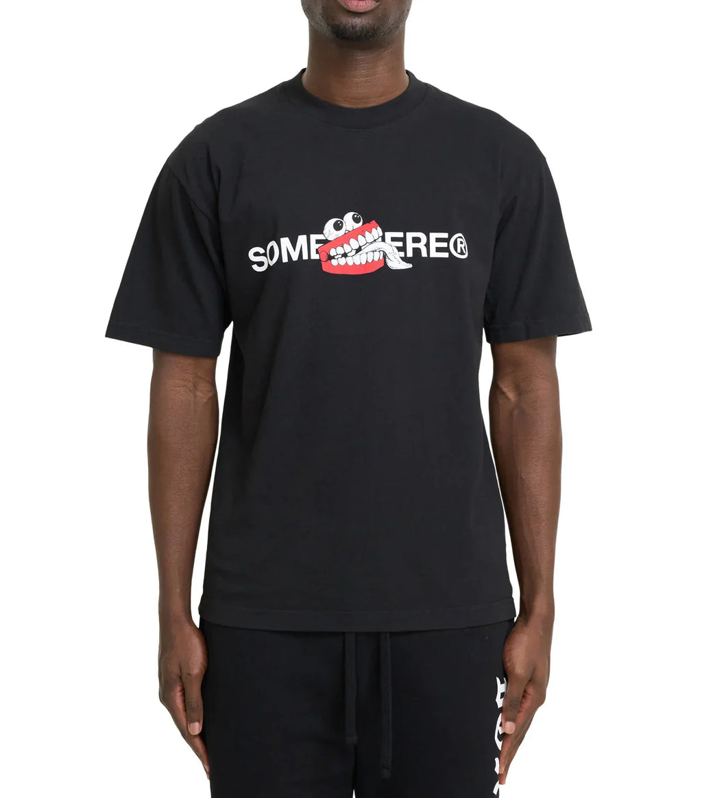 SOMEWHERE x Joint Custody T-Shirt Black